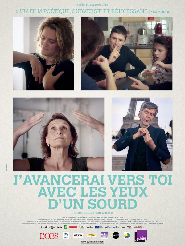 Affiche du film J’avancerai vers toi avec les yeux d’un sourd