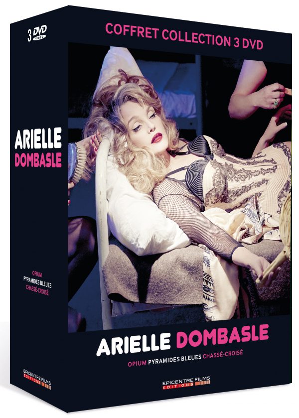Jaquette Arielle Dombasle – coffret collection 3 DVD